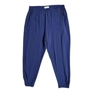 Aritizia Babaton Blue Dexter Crepe Ankle Pants Joggers Medium Lightweight